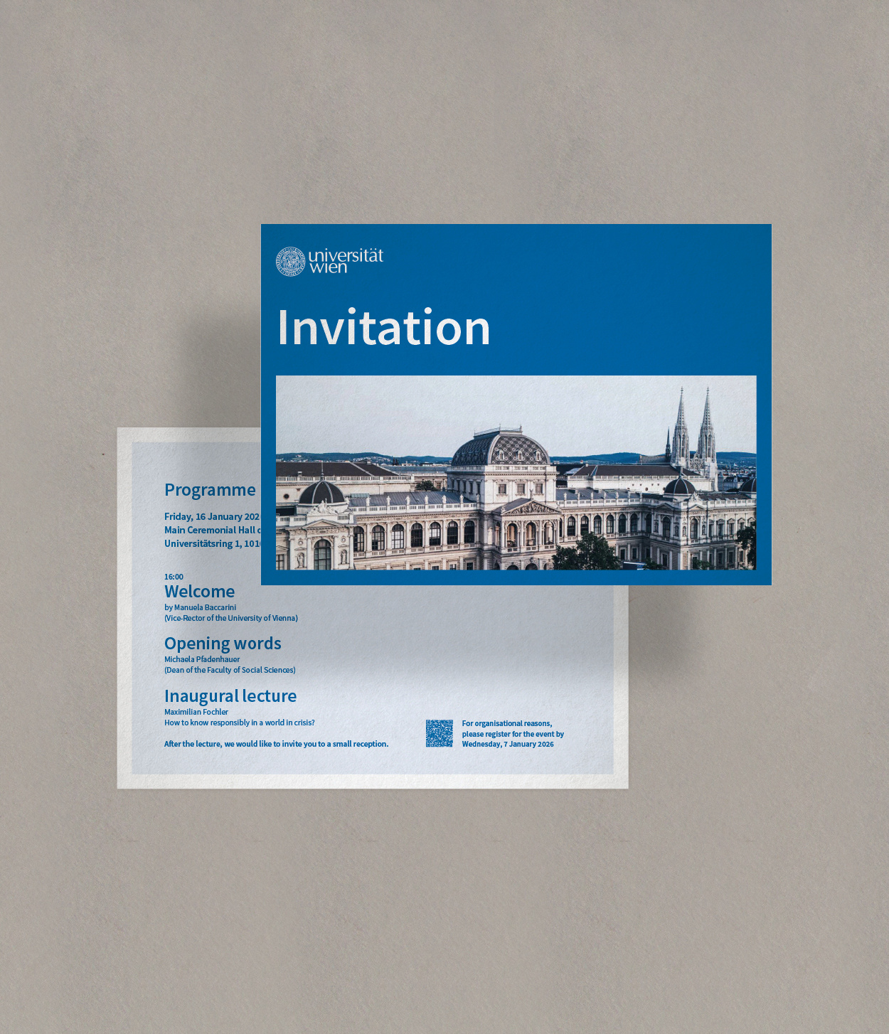 Universität Wien – Corporate Design